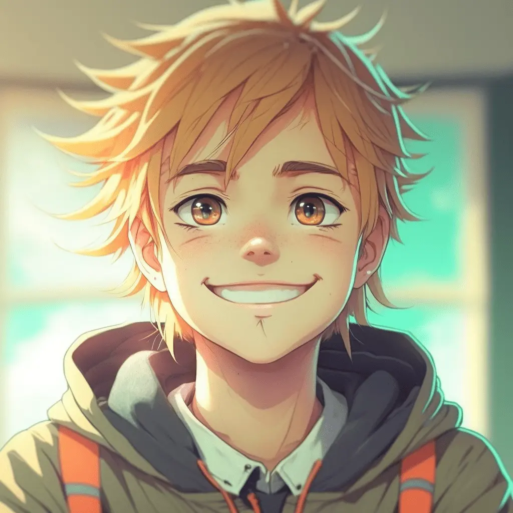 Jean-Michel profile picture, anime style